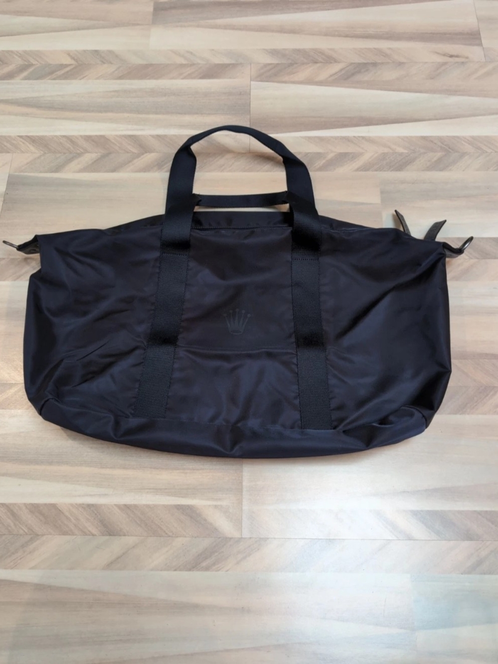Rolex Black Men's Duffel Bag